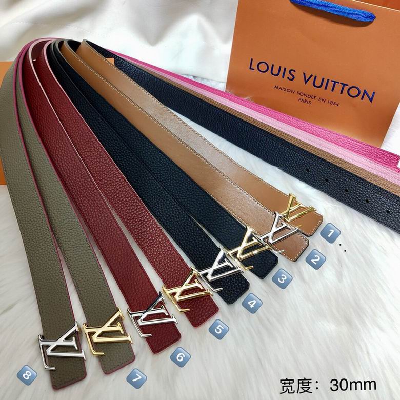 LV Belt 30mmX95-110cm 7D28